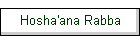 Hosha'ana Rabba